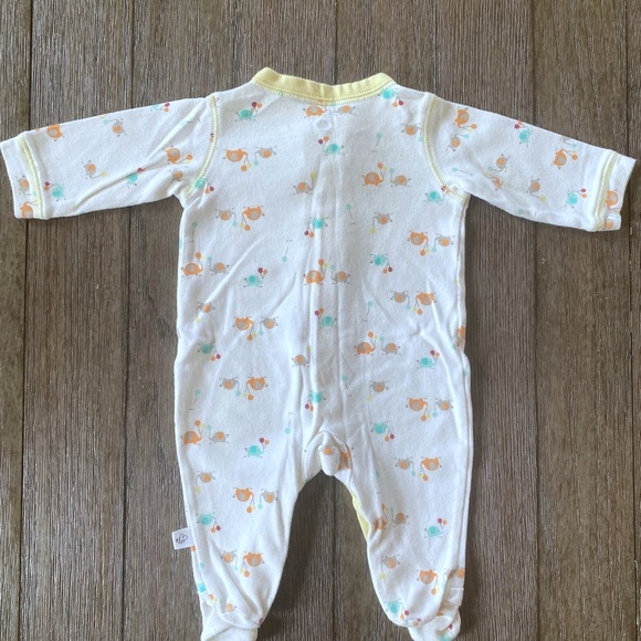 4/$10 First Moments Unisex Sleeper Footie Pajamas 3 months - Picture 5 of 5